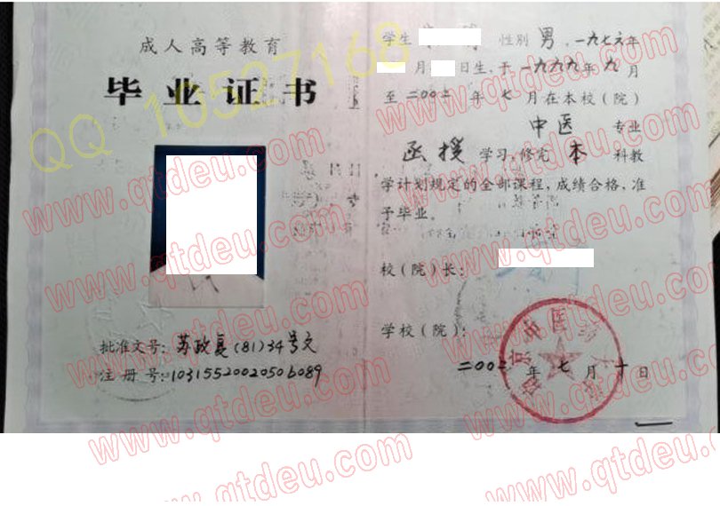 2002年成教南京中医药大学毕业证样本