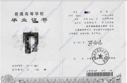上海医疗器械高等专科学校毕业证复印件原版图