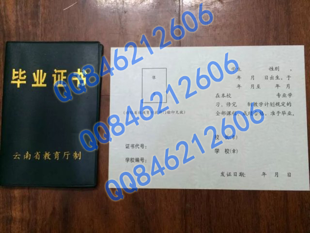 云南省中专毕业证样本
