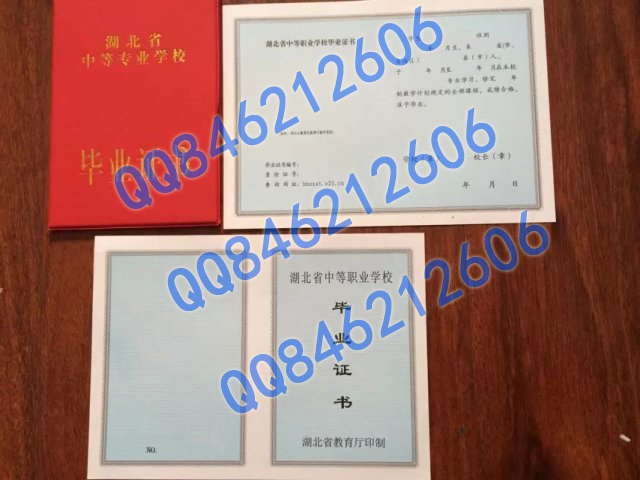 湖北省中专毕业证样本